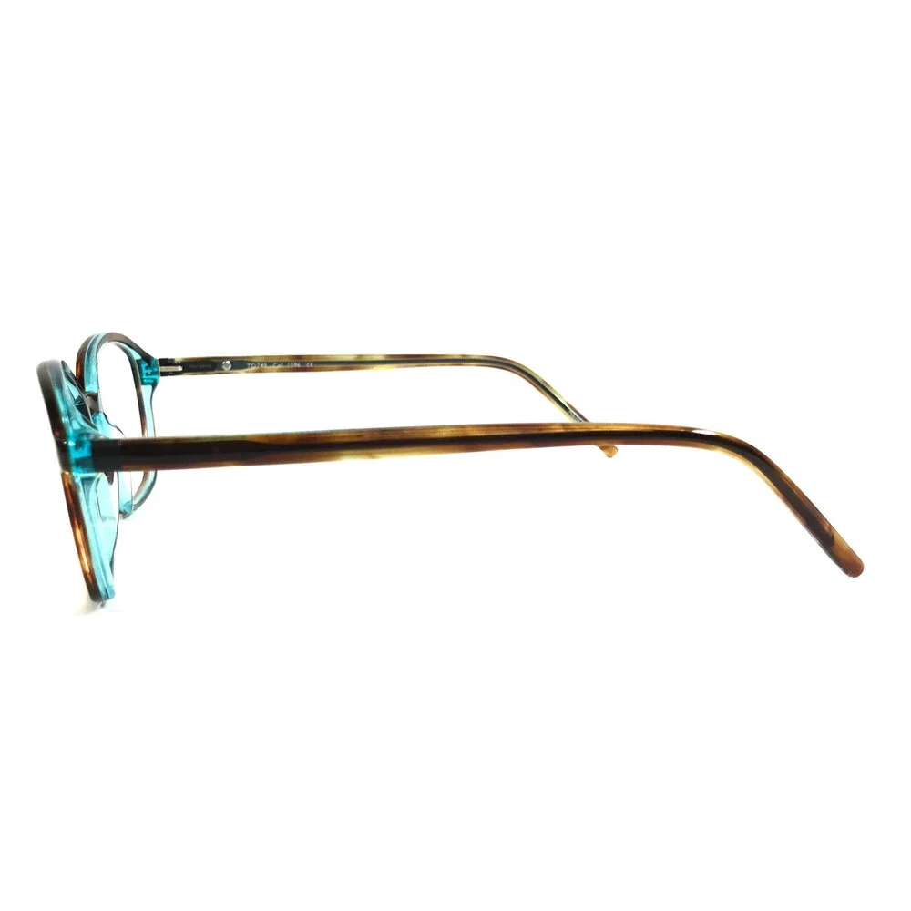 Tom Davies Eyeglasses Frames TD749 Col. 1596 Brown Tortoise on Blue 51-18-140